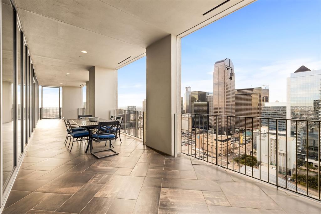 1717 Arts Plaza, Unit 2002 Dallas, TX 75201 - Photo 31 of 36 a view of a terrace with seating area