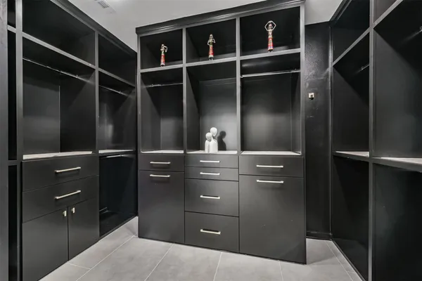 a room with closet