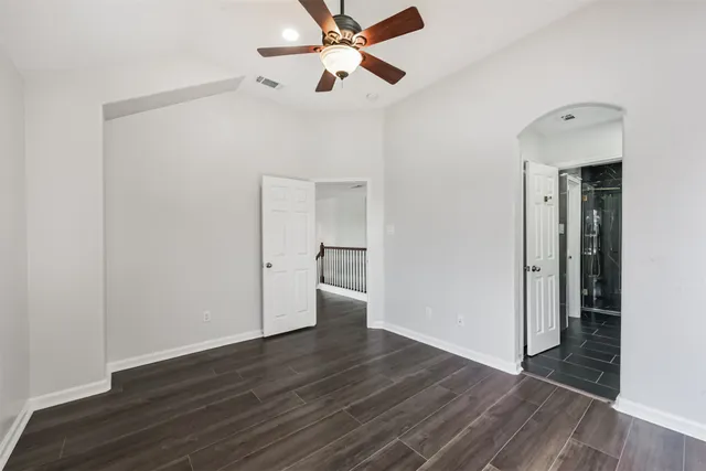 an aerial view of a city with lake view