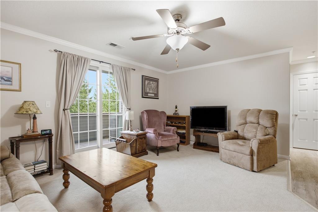1 Coraopolis Road, Unit 200 Coraopolis, PA 15108 - Photo 5 of 25 Living room opens to charming balcony