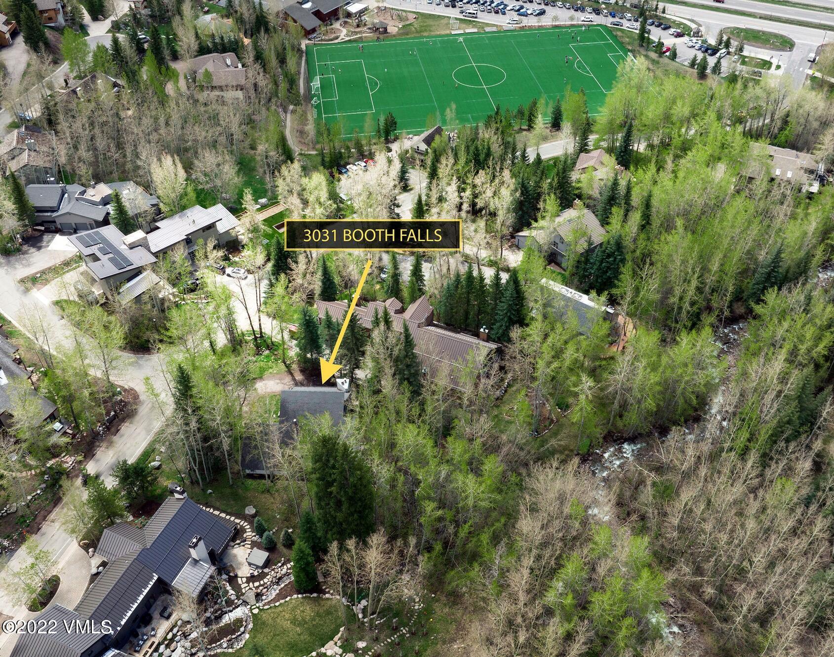 3031 Booth Falls Road Vail, CO 81657 - Photo 2 of 14 an aerial view of a house with a yard basket ball court and outdoor seating