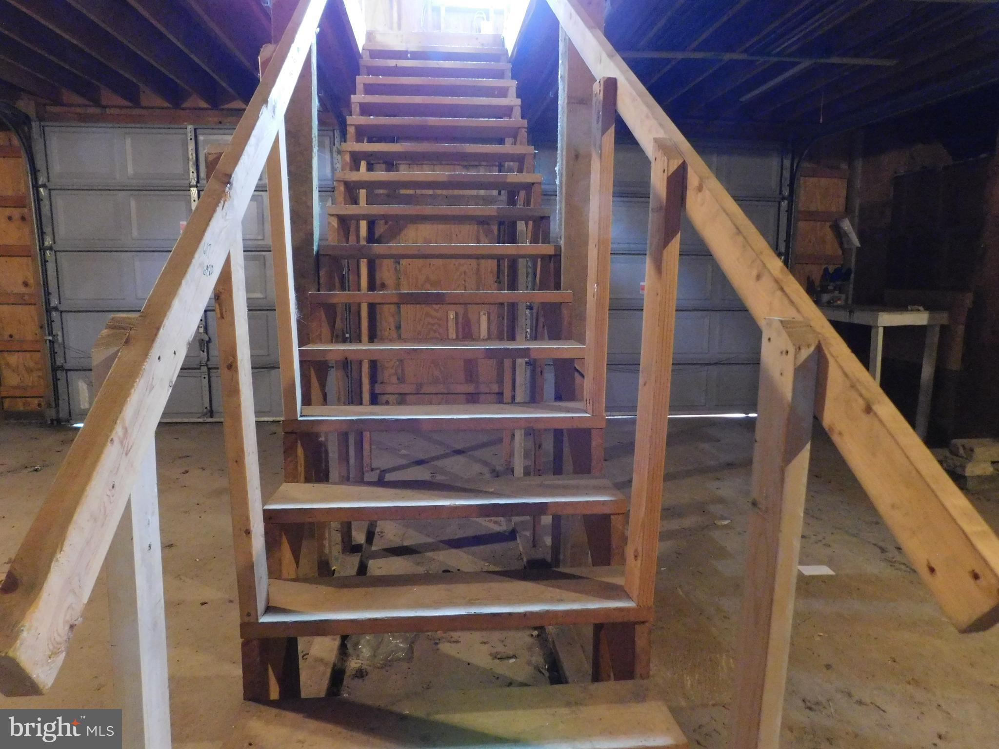 231 Morea Road Frackville, PA 17931 - Photo 24 of 29 Staircase two second level of garage