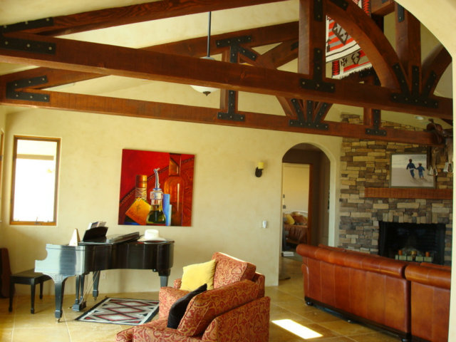 4770 Santa Ana Valley Road Hollister, CA 95023 - Photo 9 of 17 a living room with furniture and a fireplace