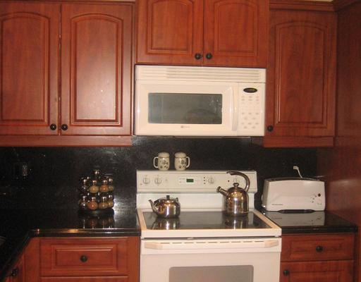 6372 Boca Circle Boca Raton, FL 33433 - Photo 3 of 13 a kitchen with stainless steel appliances granite countertop a refrigerator and cabinets