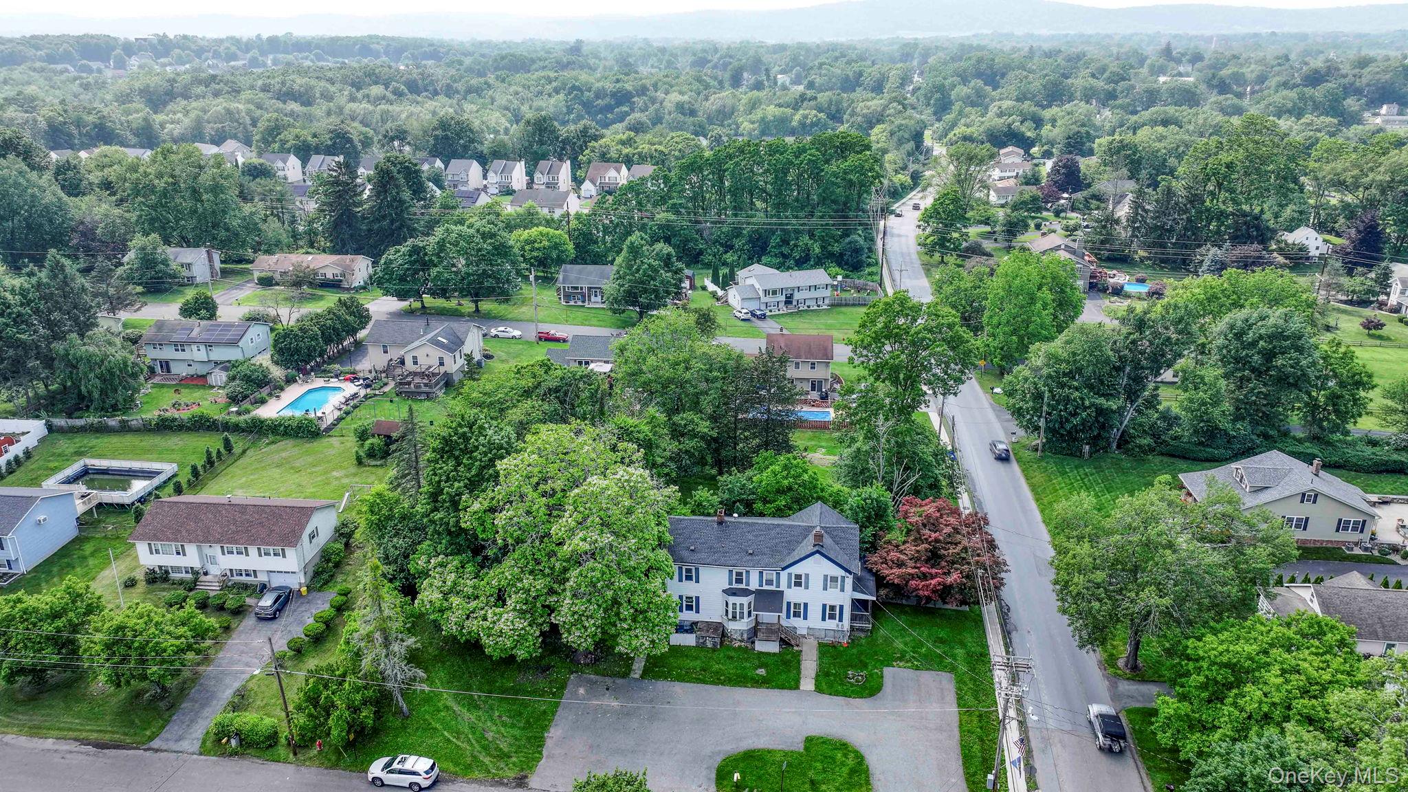 265 Goodwill Road Montgomery, NY 12549 - Photo 4 of 41 Aerial overview of property's location with nearby suburban area