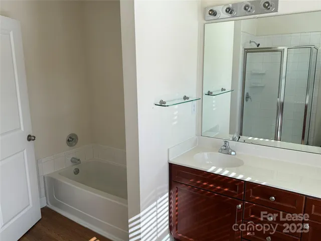 a bathroom with a sink and a bathtub