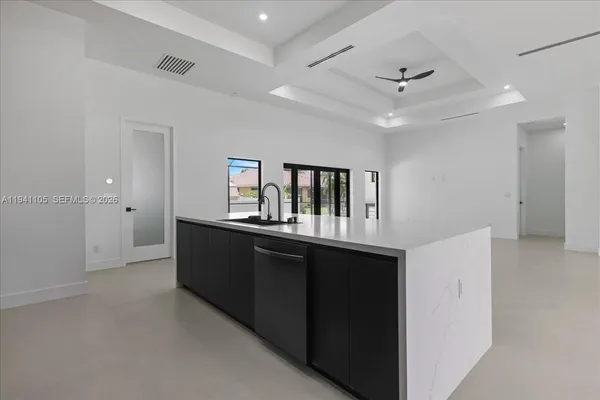 a living room with window