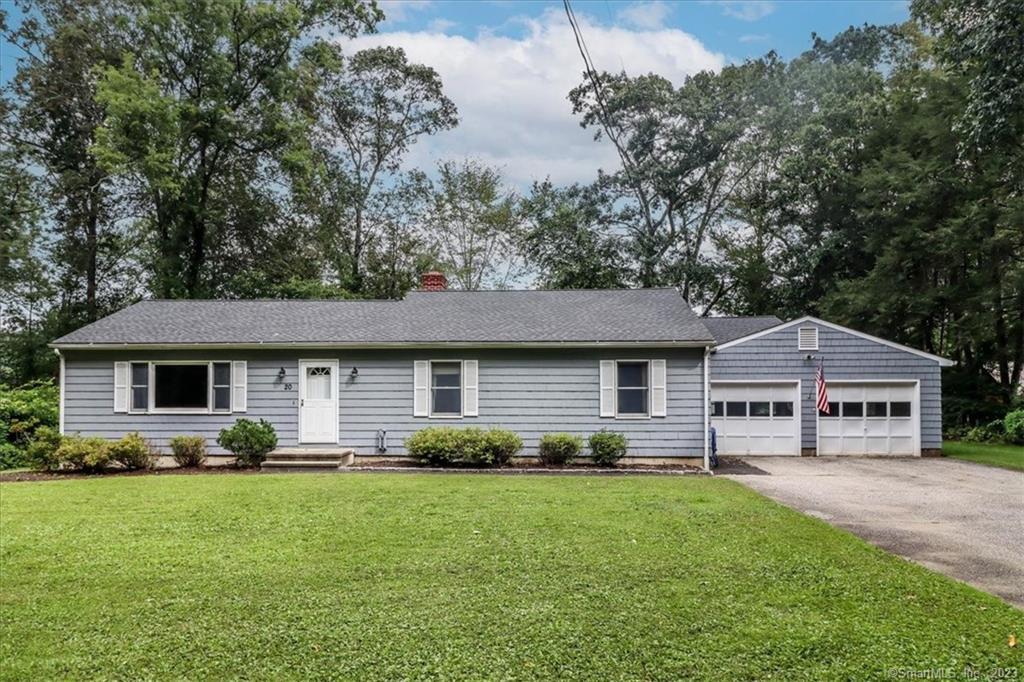 20 Shepaug Road Newtown, CT 06482 - Photo 1 of 1 a front view of house with yard and green space