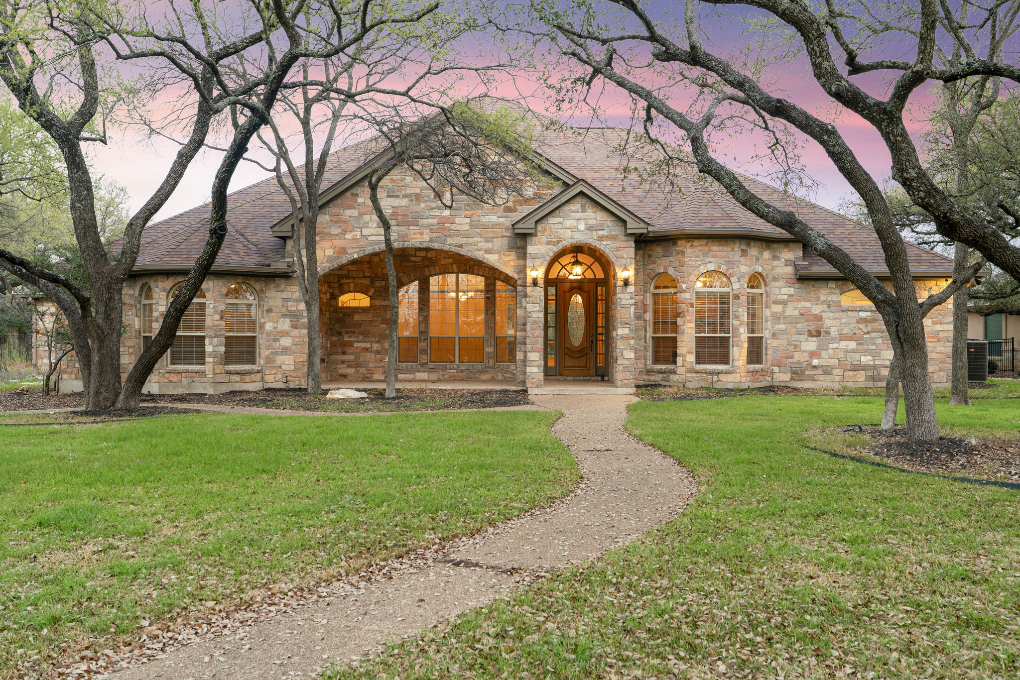 301 Goldridge Drive Georgetown, TX 78633 - Photo 1 of 40 a view of a large garden with large trees