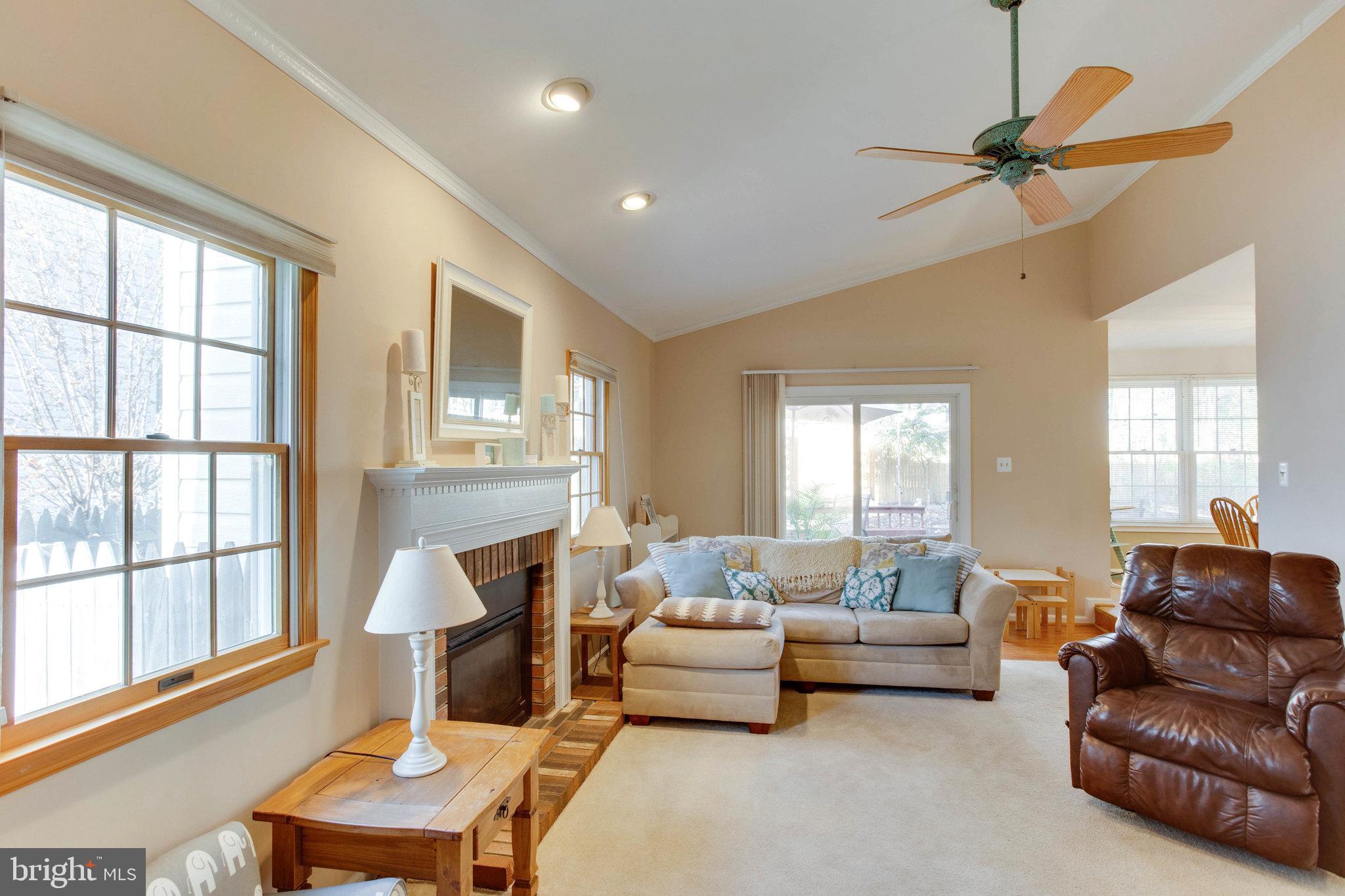 1506 Rochester Court Crofton, MD 21114 - Photo 16 of 45 Family Room with sliding glass door to the deck!