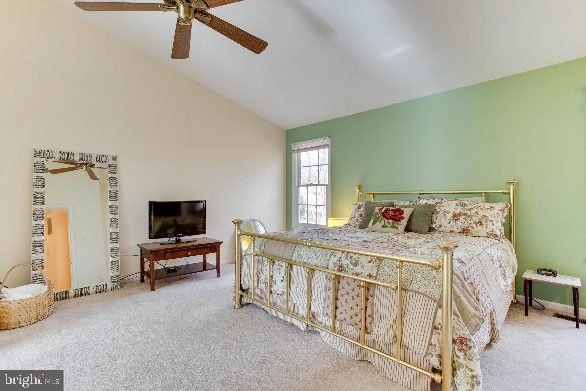 1506 Rochester Court Crofton, MD 21114 - Photo 21 of 45 Primary bedroom with cathedral ceiling!