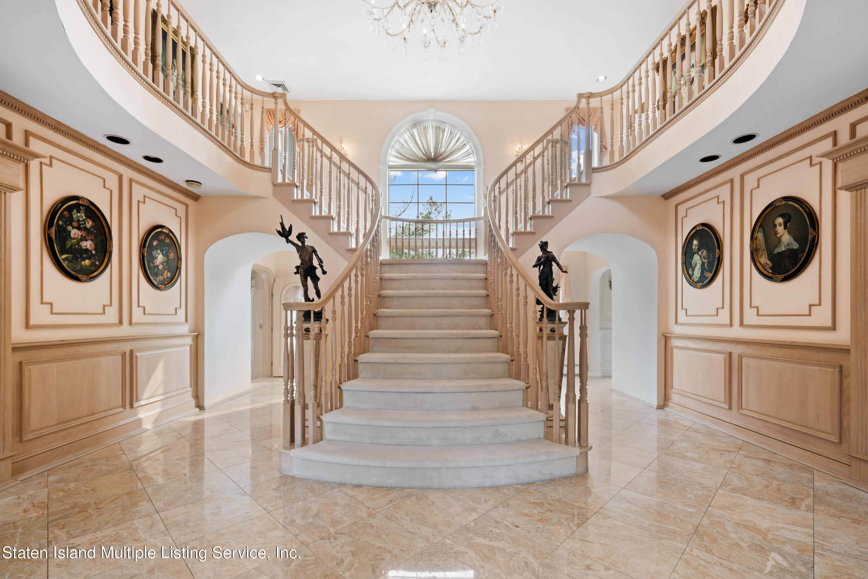 100 Wadsworth Road Staten Island, NY 10305 - Photo 4 of 46 grand stairway up a luxury house