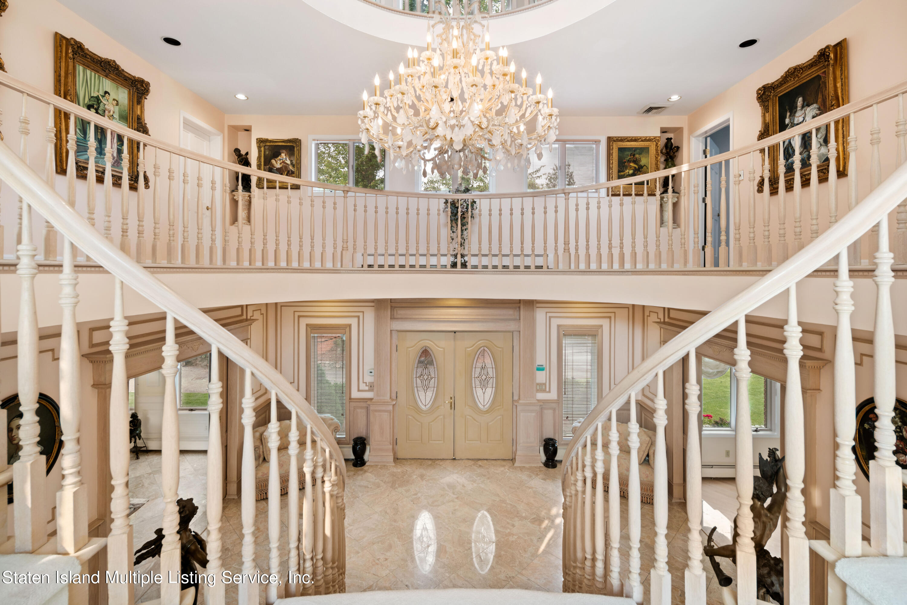 100 Wadsworth Road Staten Island, NY 10305 - Photo 7 of 46 grand stairway up a luxury house