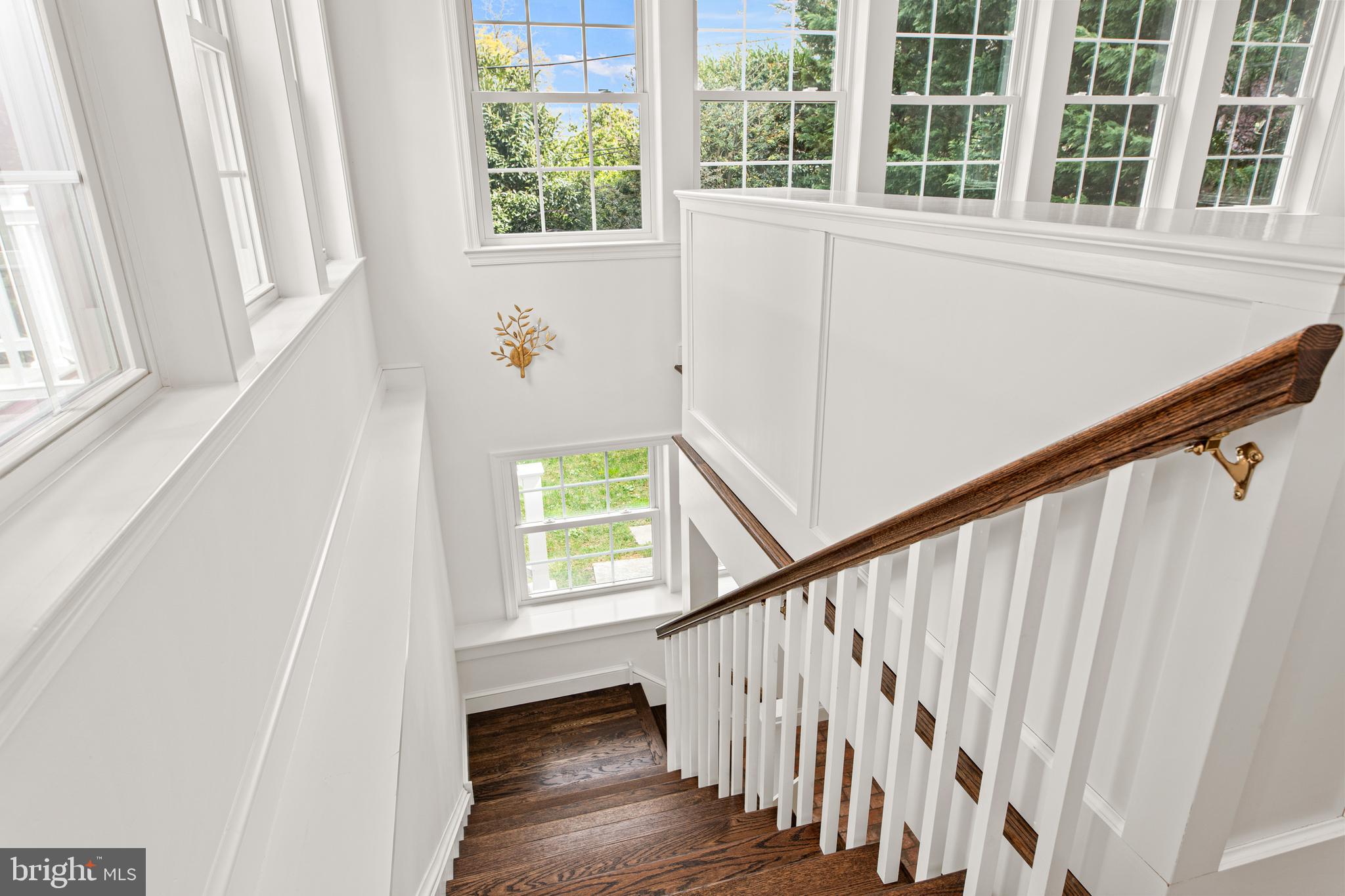 1 Marlyn Circle Wayne, PA 19087 - Photo 27 of 33 a view of an entryway with wooden floor and stairs