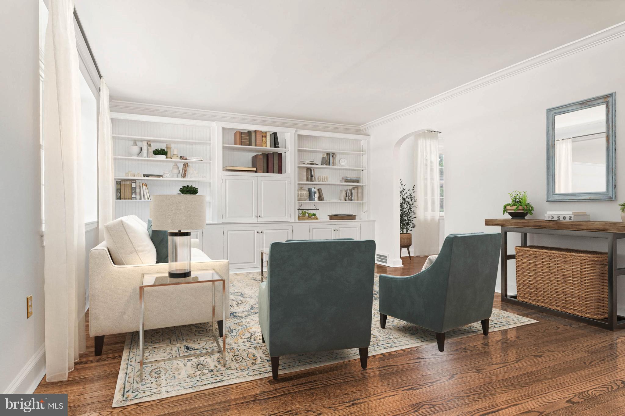 1 Marlyn Circle Wayne, PA 19087 - Photo 6 of 33 a living room with furniture and wooden floor