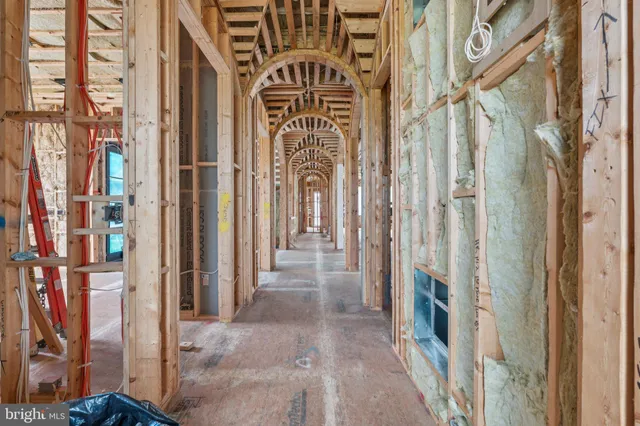 a room with gym equipment