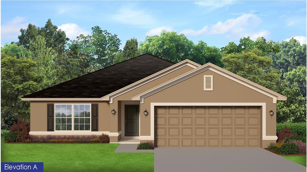 4972 Sutherland St Spring Hill, Unit LOT 73 Spring Hill, FL 34609 - Photo 1 of 1 a front view of a house with a yard