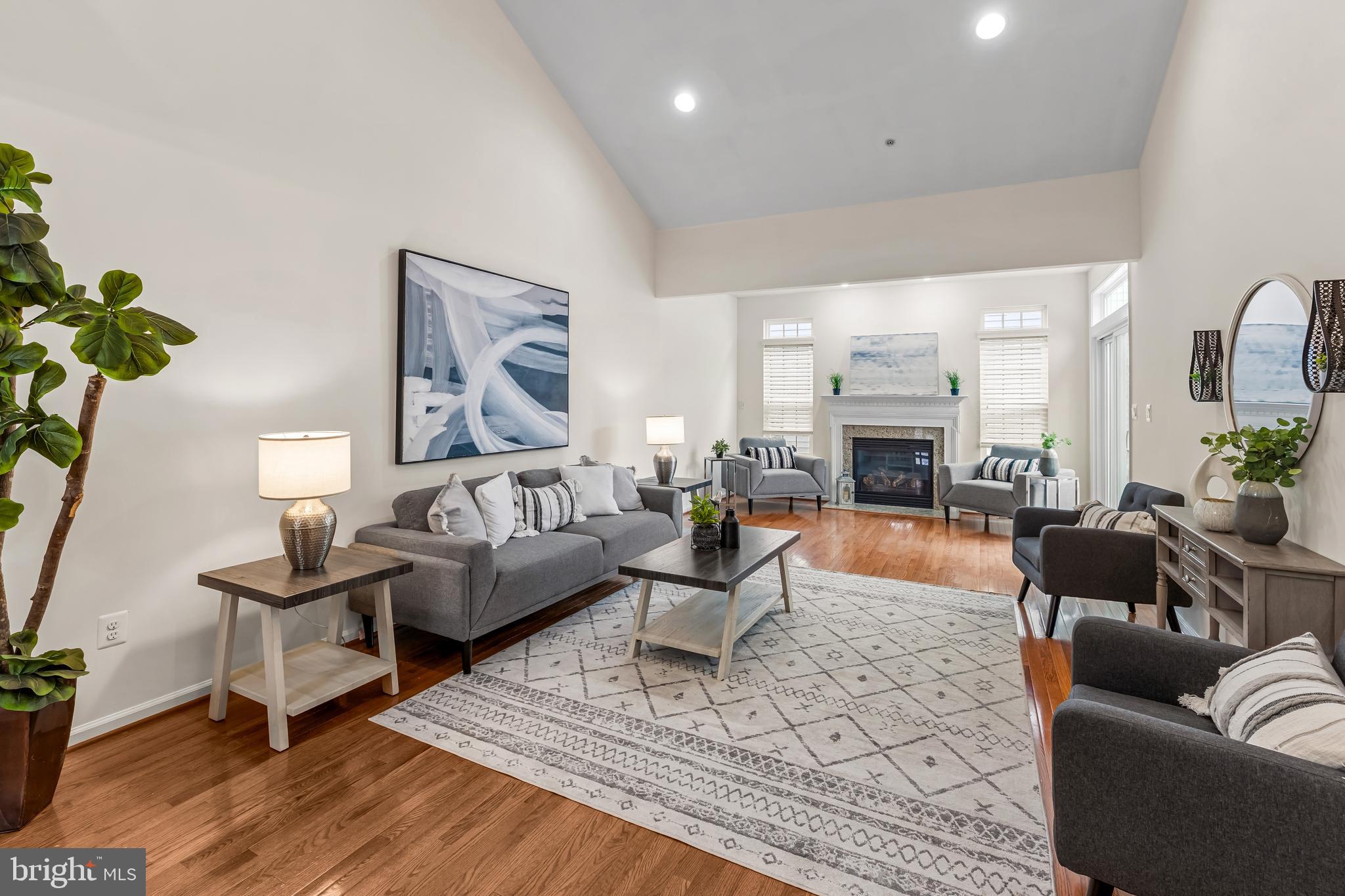 331 Tufton Circle Fallston, MD 21047 - Photo 13 of 48 Living room with gas fireplace