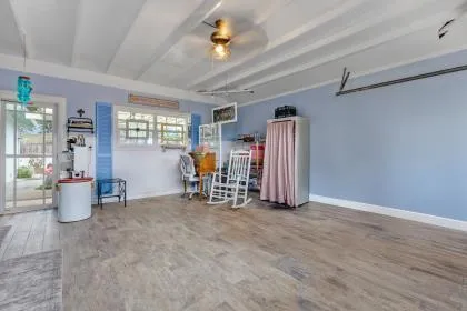 a view of a house with a garage