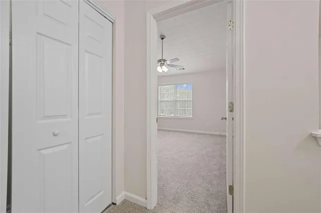 a view of an empty room