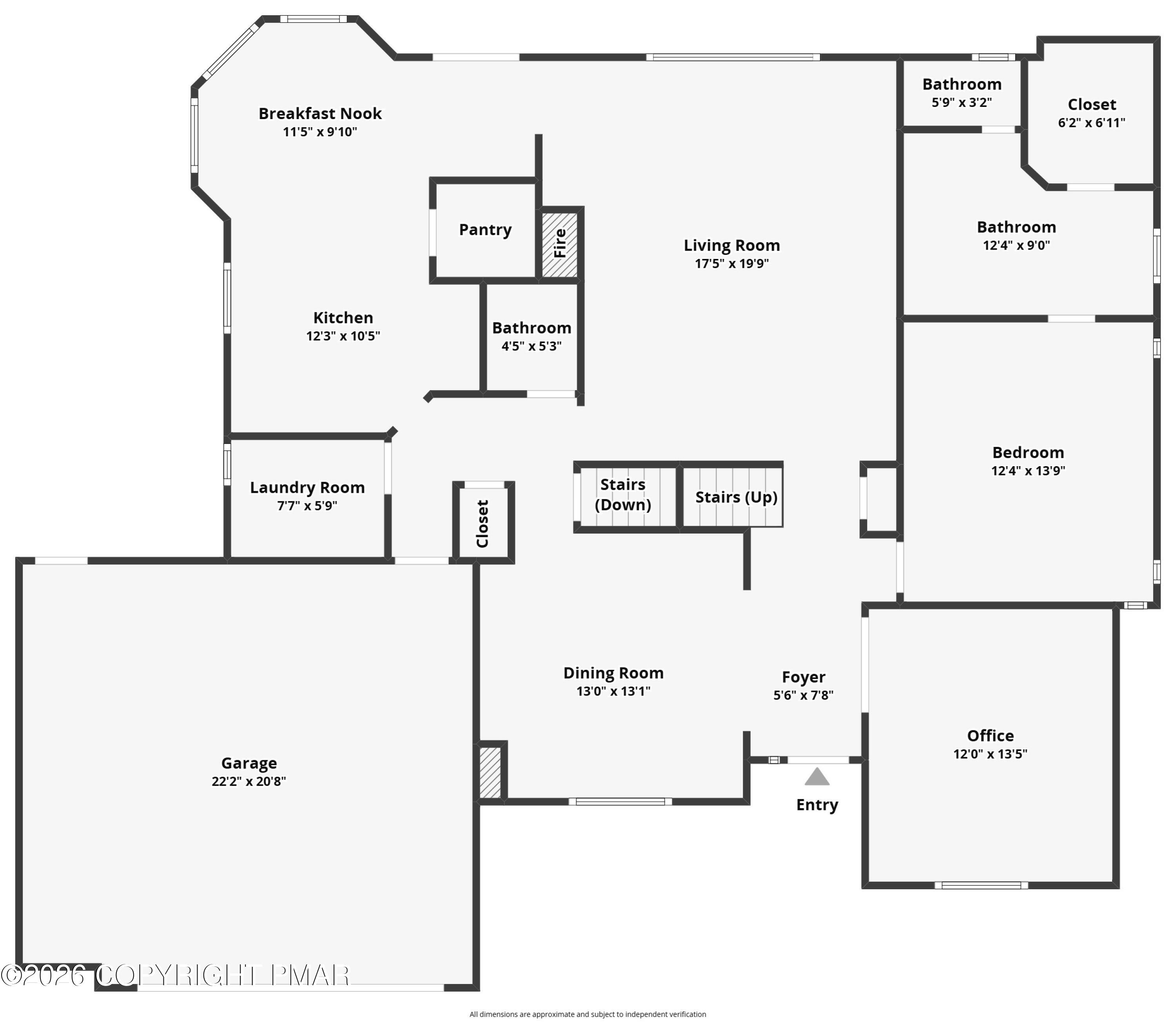 207 Hawks Nest Road East Stroudsburg, PA 18302 - Photo 44 of 46 1st floor floorplan