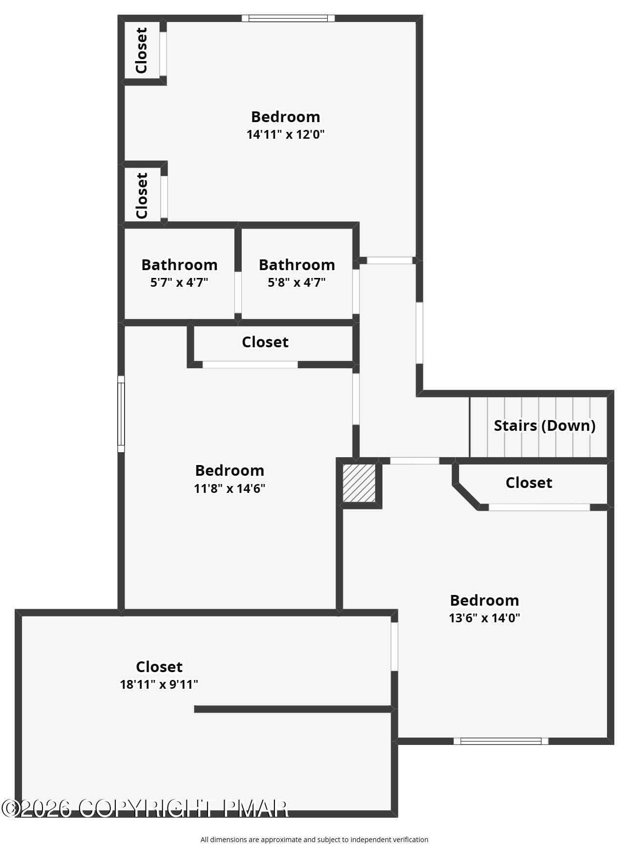 207 Hawks Nest Road East Stroudsburg, PA 18302 - Photo 45 of 46 2nd Floor Floorplan