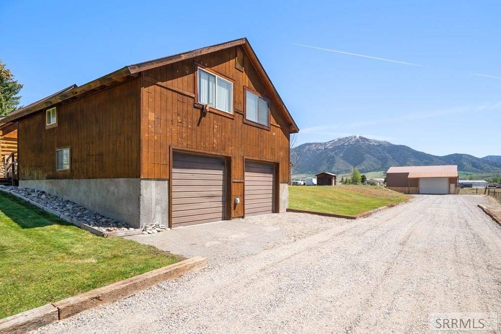 102 Valley Drive Irwin, ID 83428 - Photo 30 of 34 2 car detached garage, mountain views