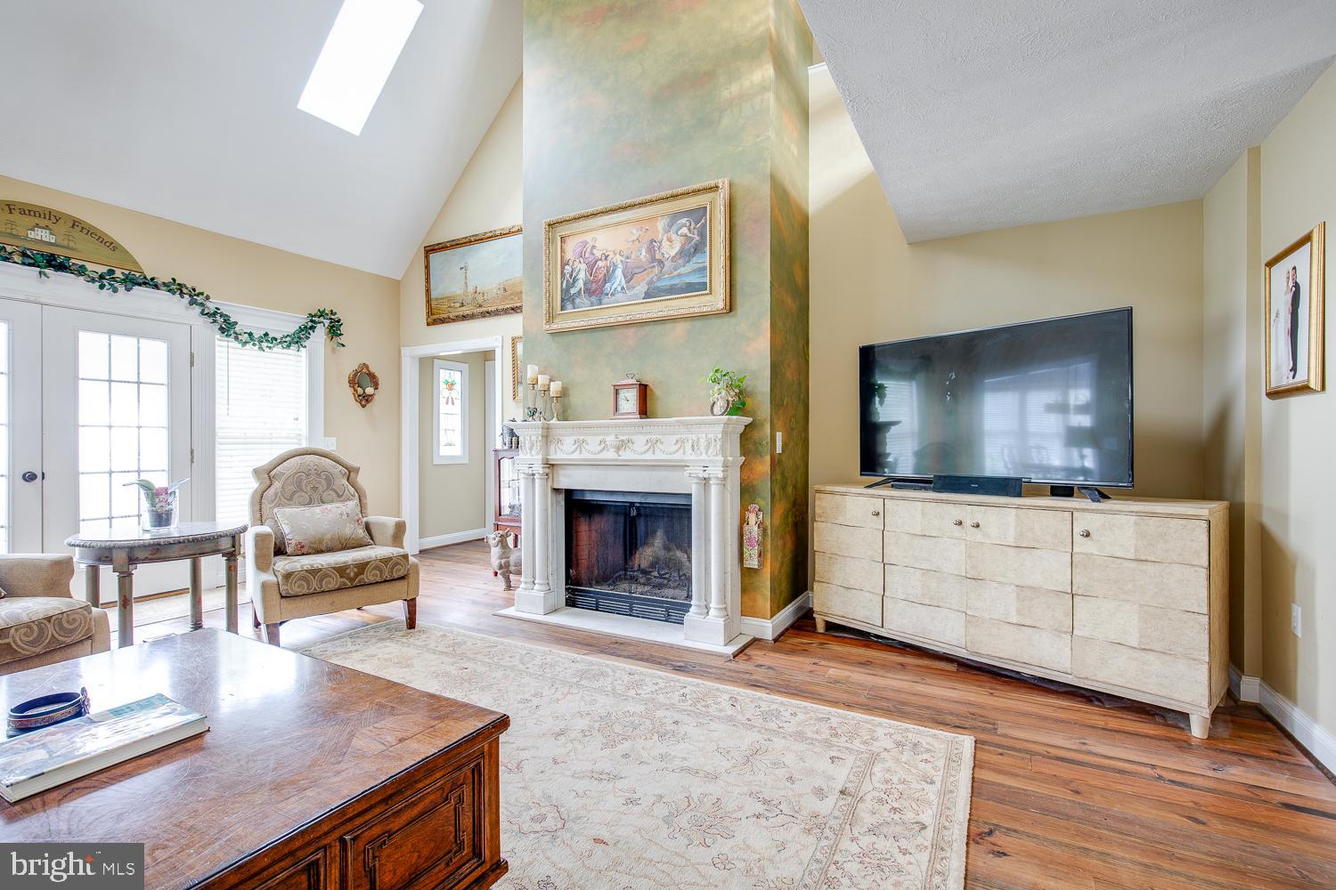 23210 Friendship Road Ruther Glen, VA 22546 - Photo 10 of 58 Wood burning fireplace with marble surround