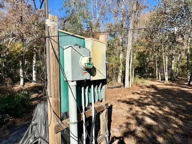 a view of street along with trees