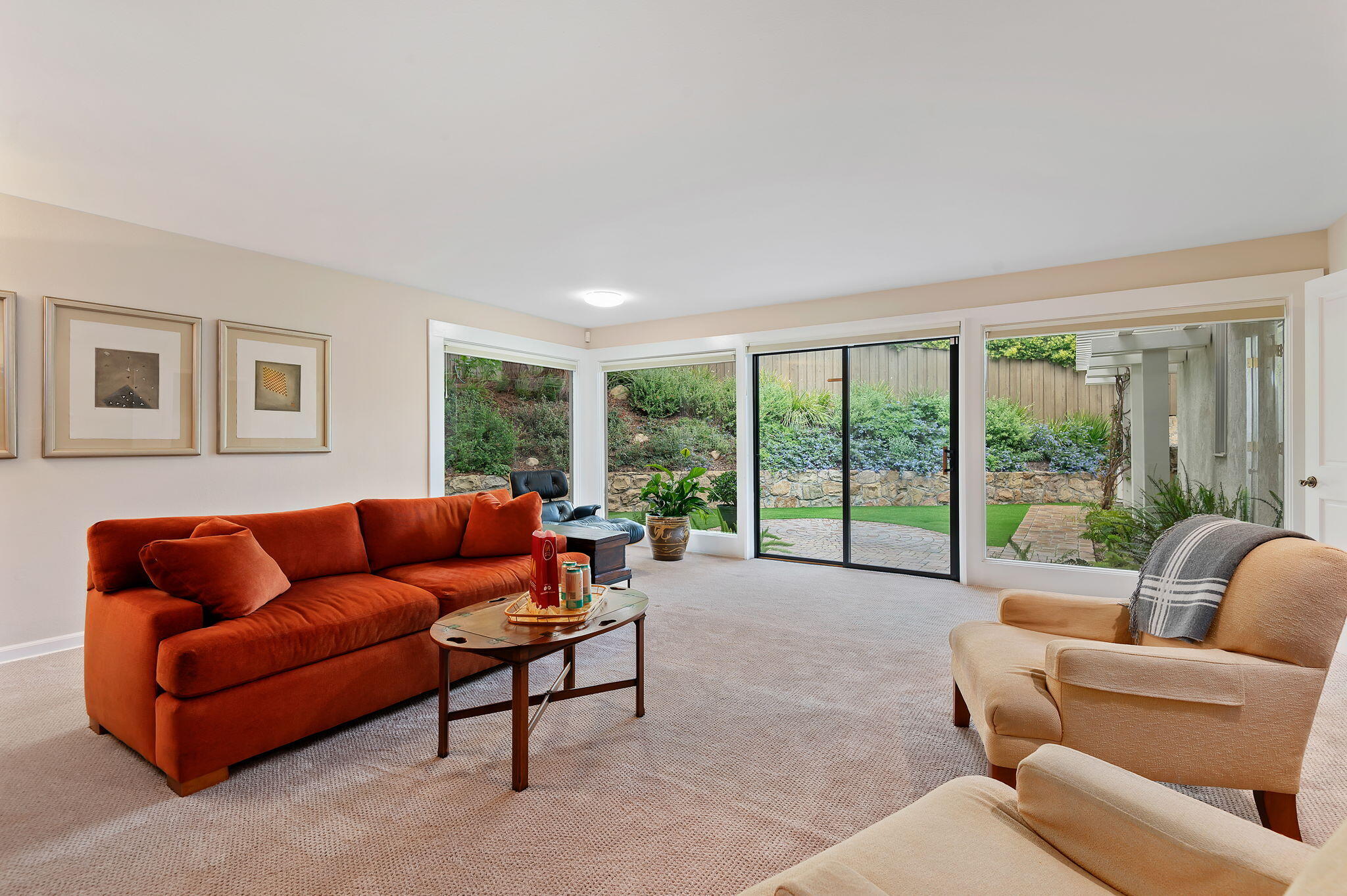 10 Rincon Vista Road Santa Barbara, CA 93103 - Photo 25 of 40 a living room with furniture and a large window