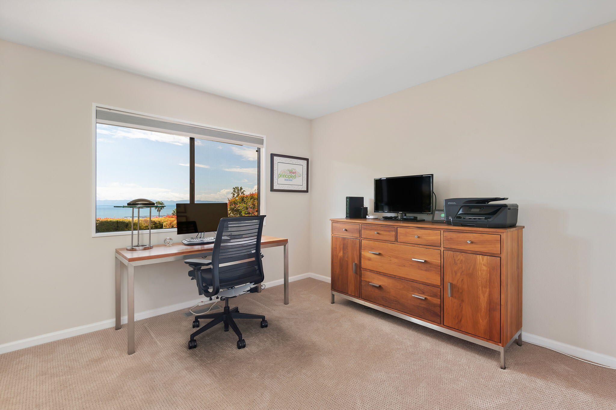 10 Rincon Vista Road Santa Barbara, CA 93103 - Photo 31 of 40 a view of a workspace with furniture and a window