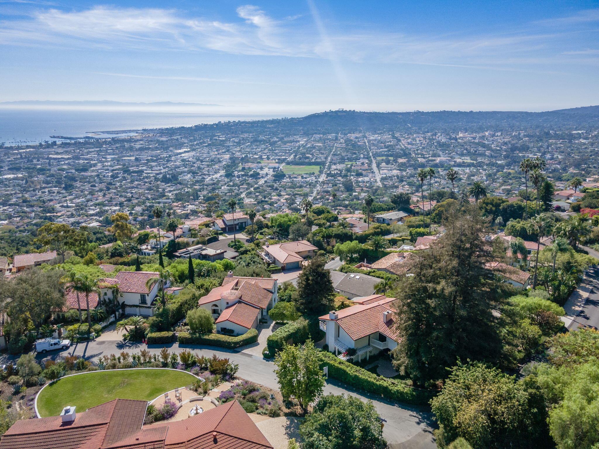 10 Rincon Vista Road Santa Barbara, CA 93103 - Photo 39 of 40 an aerial view of residential houses with outdoor space and trees