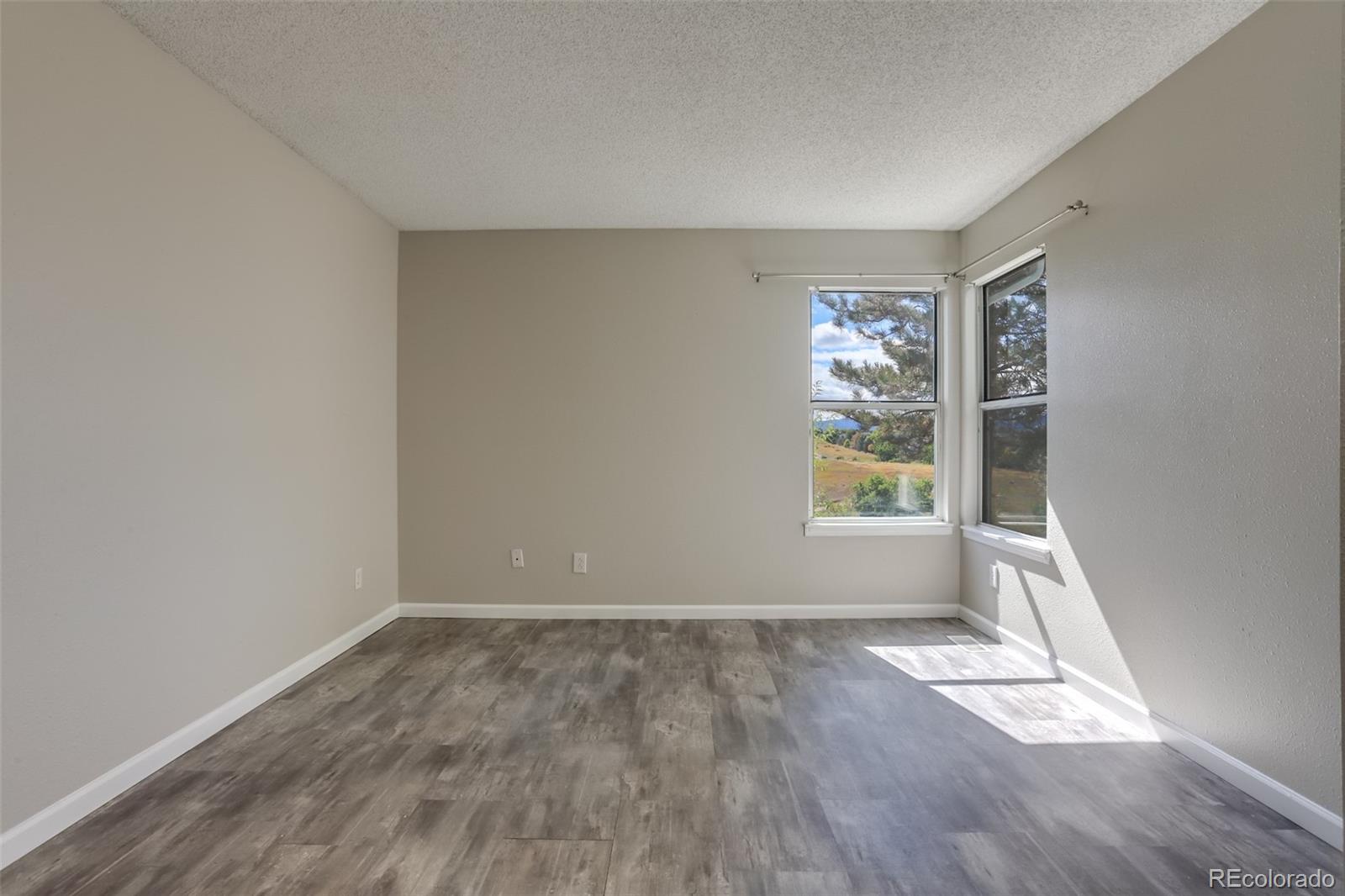 514 Longfellow Lane Highlands Ranch, CO 80126 - Photo 16 of 43 an empty room with wooden floor and windows