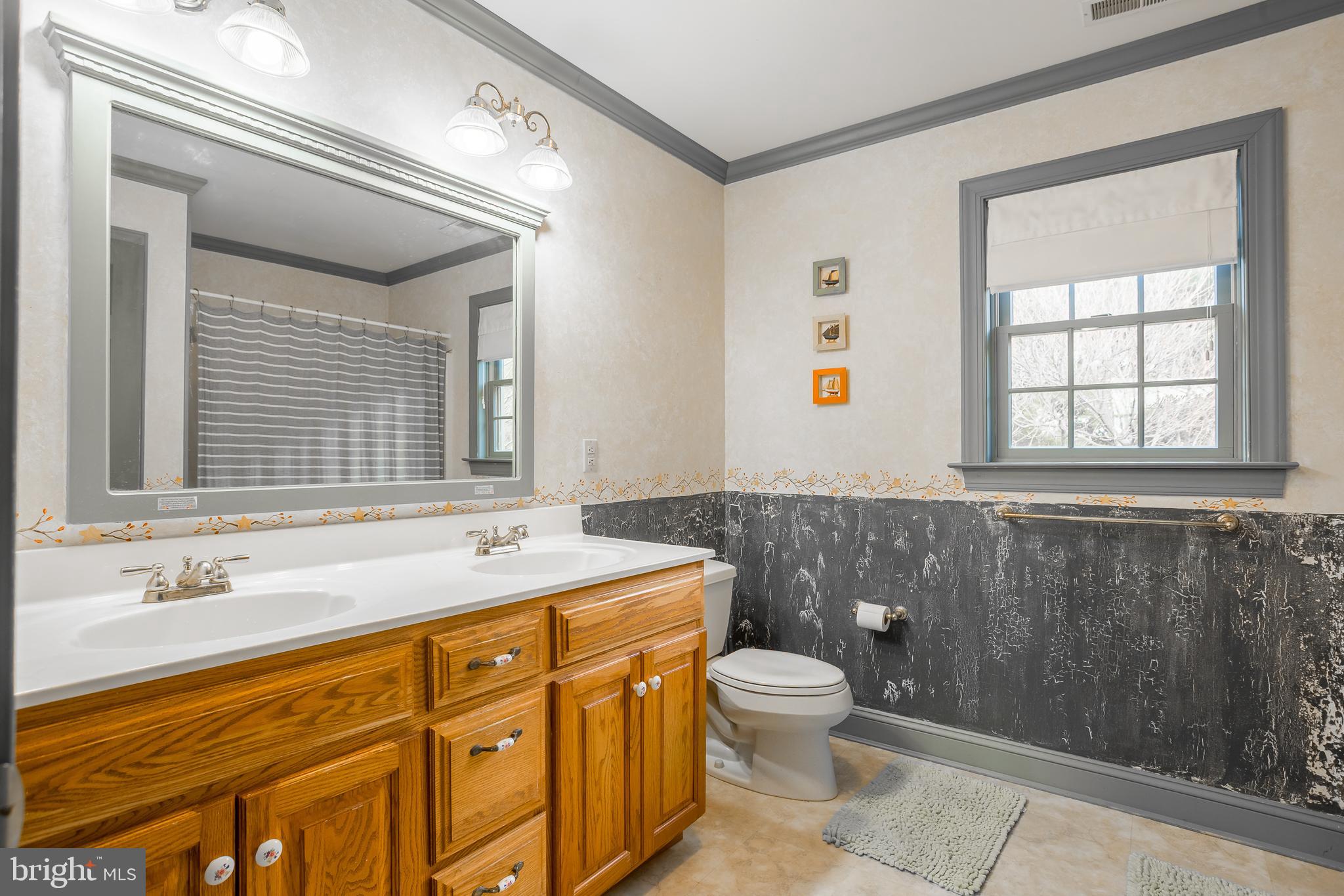 7904 Clark Road Denton, MD 21629 - Photo 33 of 71 a bathroom with a toilet sink and mirror