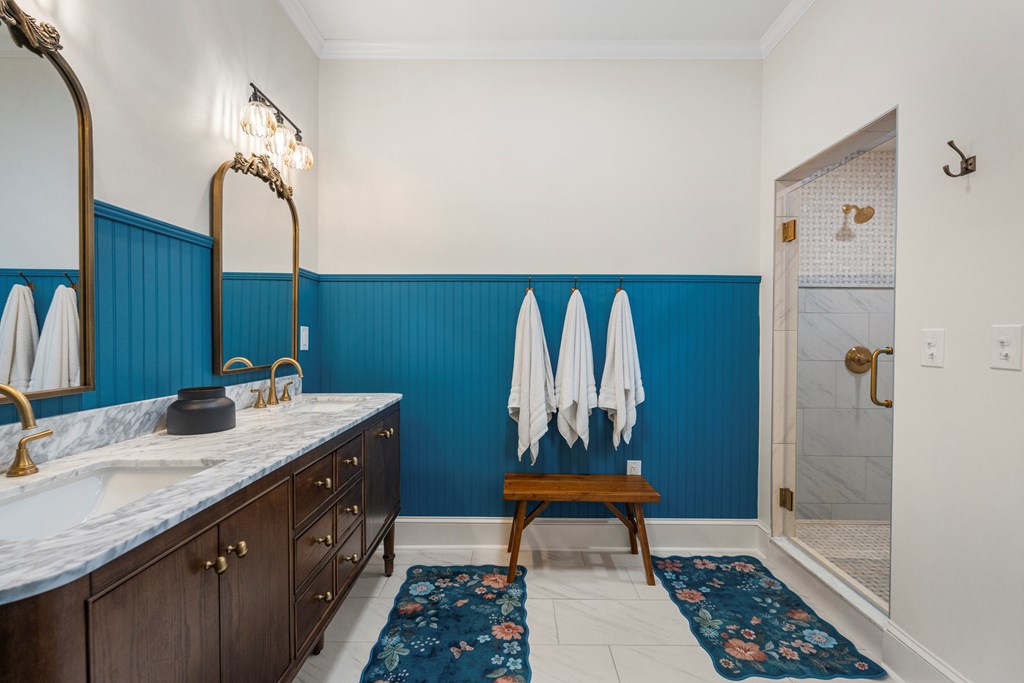 2134 13th Street Columbus, GA 31906 - Photo 21 of 27 a bathroom with a sink and a mirror