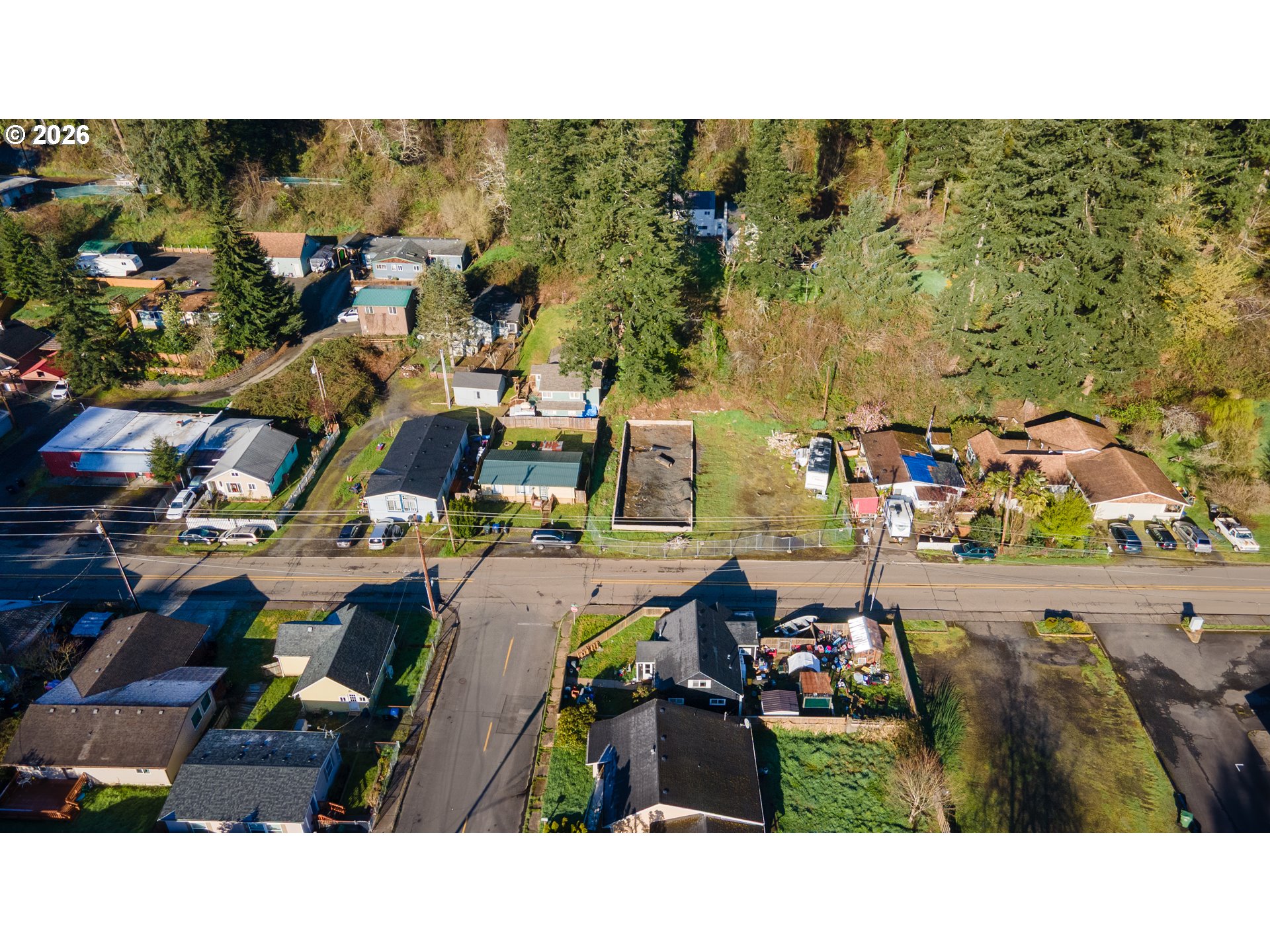 1103 Northwest A Street Toledo, OR 97391 - Photo 1 of 9 a upper view of a city