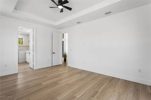 wooden floor in an empty room
