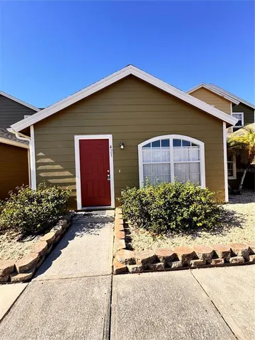 a front view of house with yard