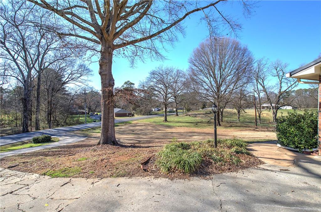 408 Mac Johnson Road Northwest Cartersville, GA 30121 - Photo 8 of 62 a view of a yard with plants and trees