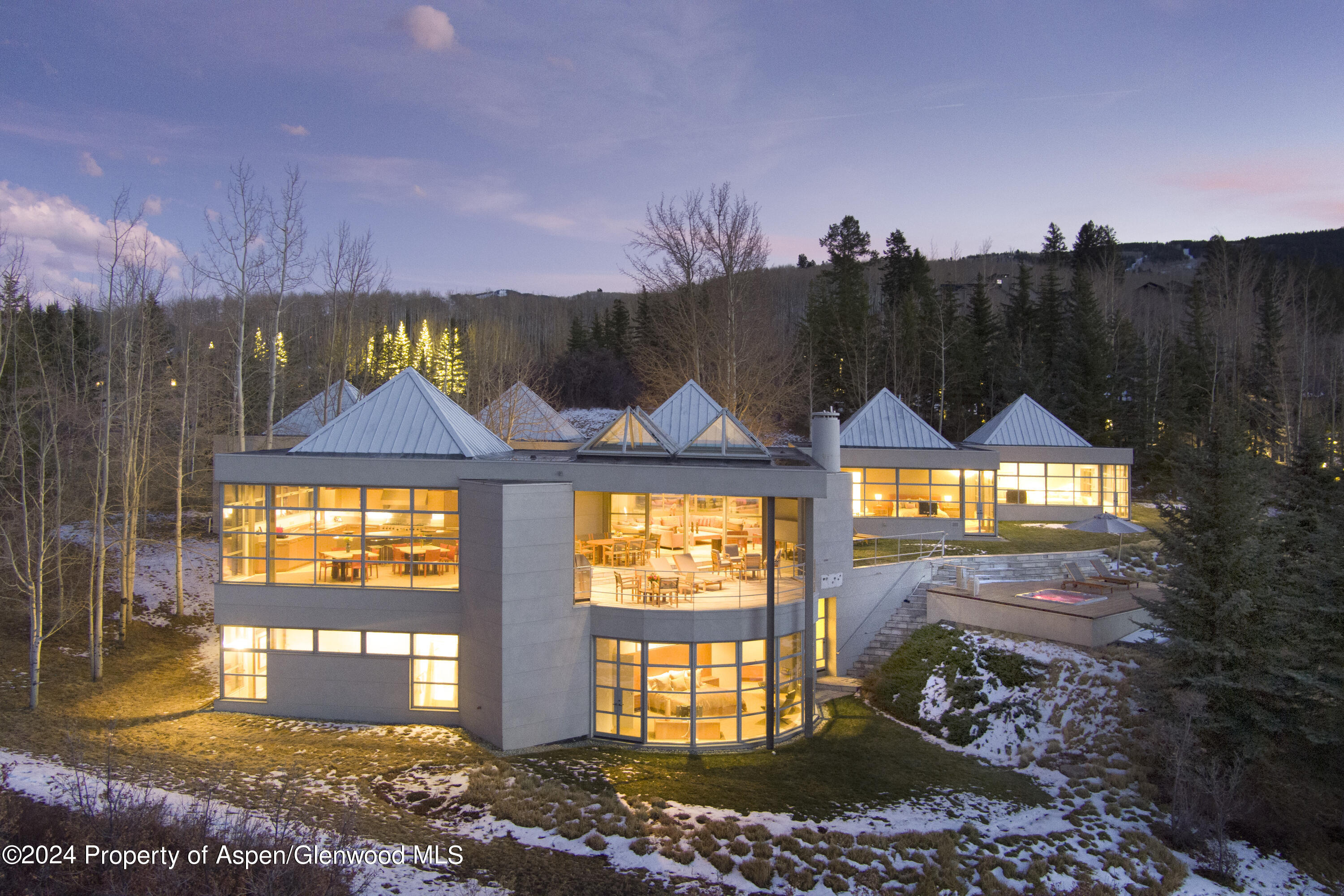 821 Cluny Road Aspen, CO 81611 - Photo 1 of 42 a view of swimming pool in front of house