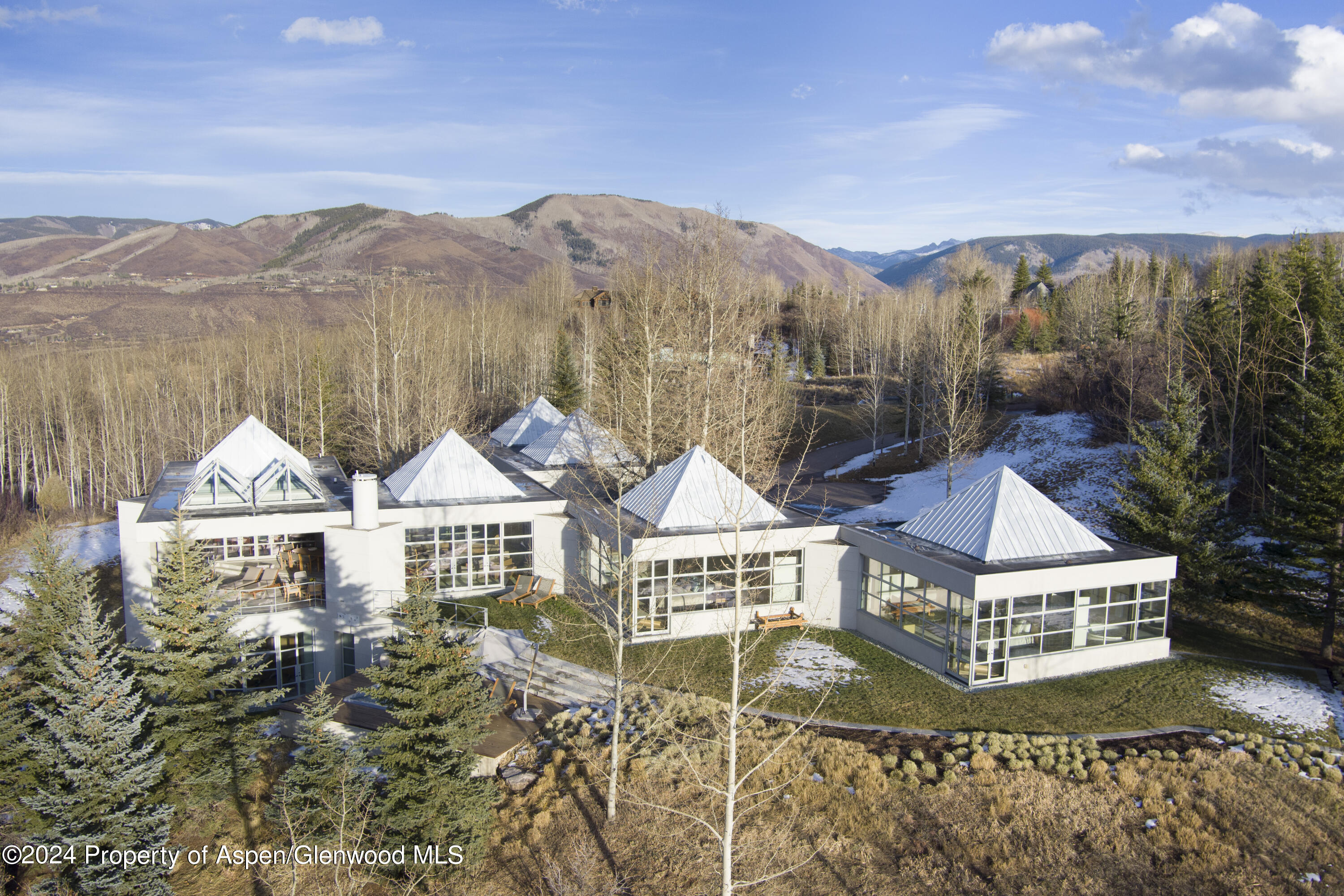 821 Cluny Road Aspen, CO 81611 - Photo 38 of 42 a view of a town with mountains front of house