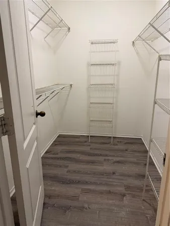 a view of walk in closet