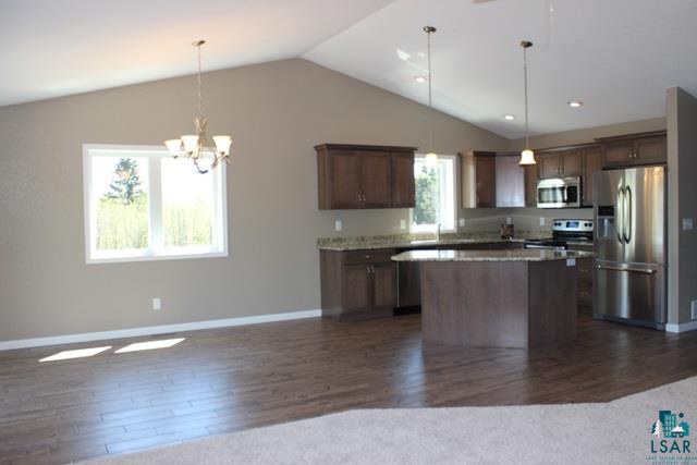 3724 Lavaque Road Hermantown, MN 55810 - Photo 19 of 20 Open Floor Plan to Kitchen and Dining