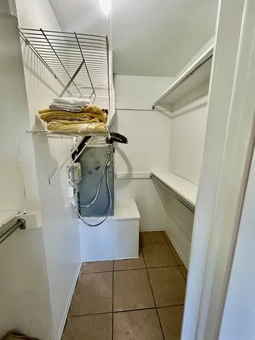 a view of storage and utility room