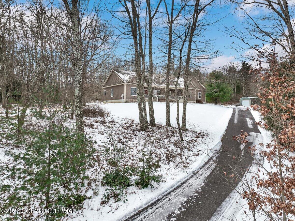 271 Church Road Jim Thorpe, PA 18229 - Photo 44 of 51 a view of a yard with plants and trees