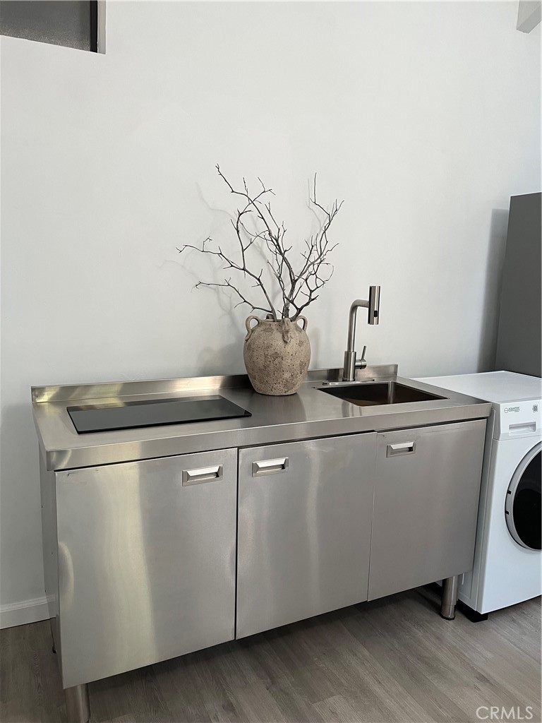 24875 Marion Ridge Drive Idyllwild, CA 92549 - Photo 28 of 47 a close view of sink with washer and dryer