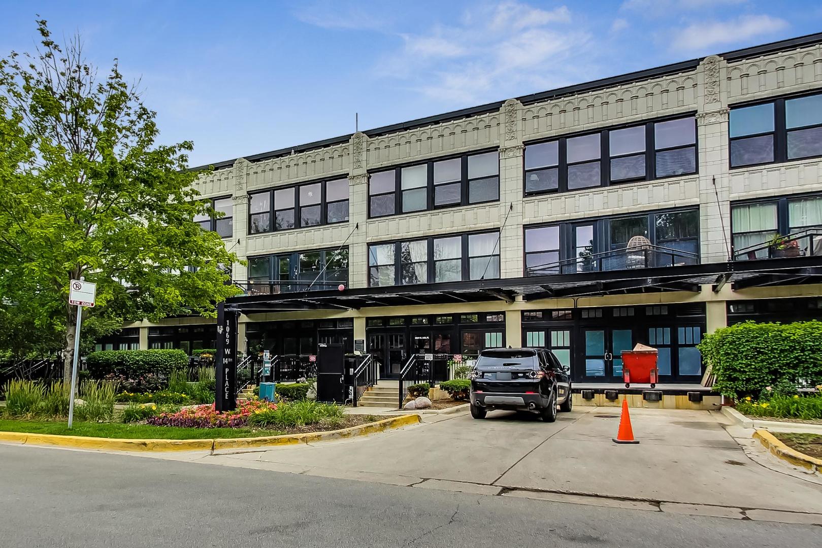 a view of street with small area