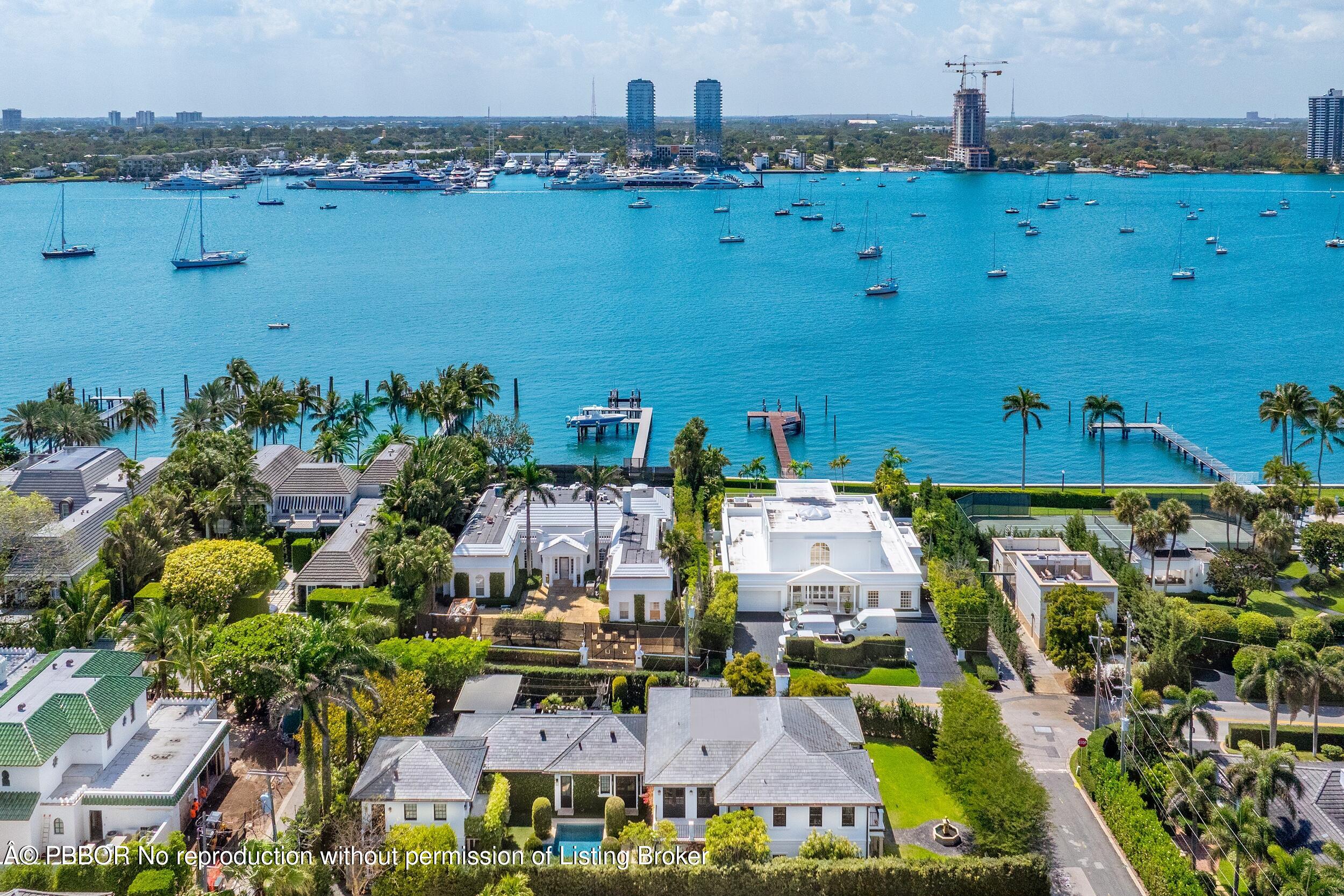 1053 North Lake Way Palm Beach, FL 33480 - Photo 78 of 82 an aerial view of a houses with outdoor space