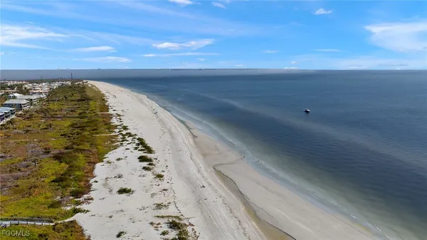 a view of beach and ocean