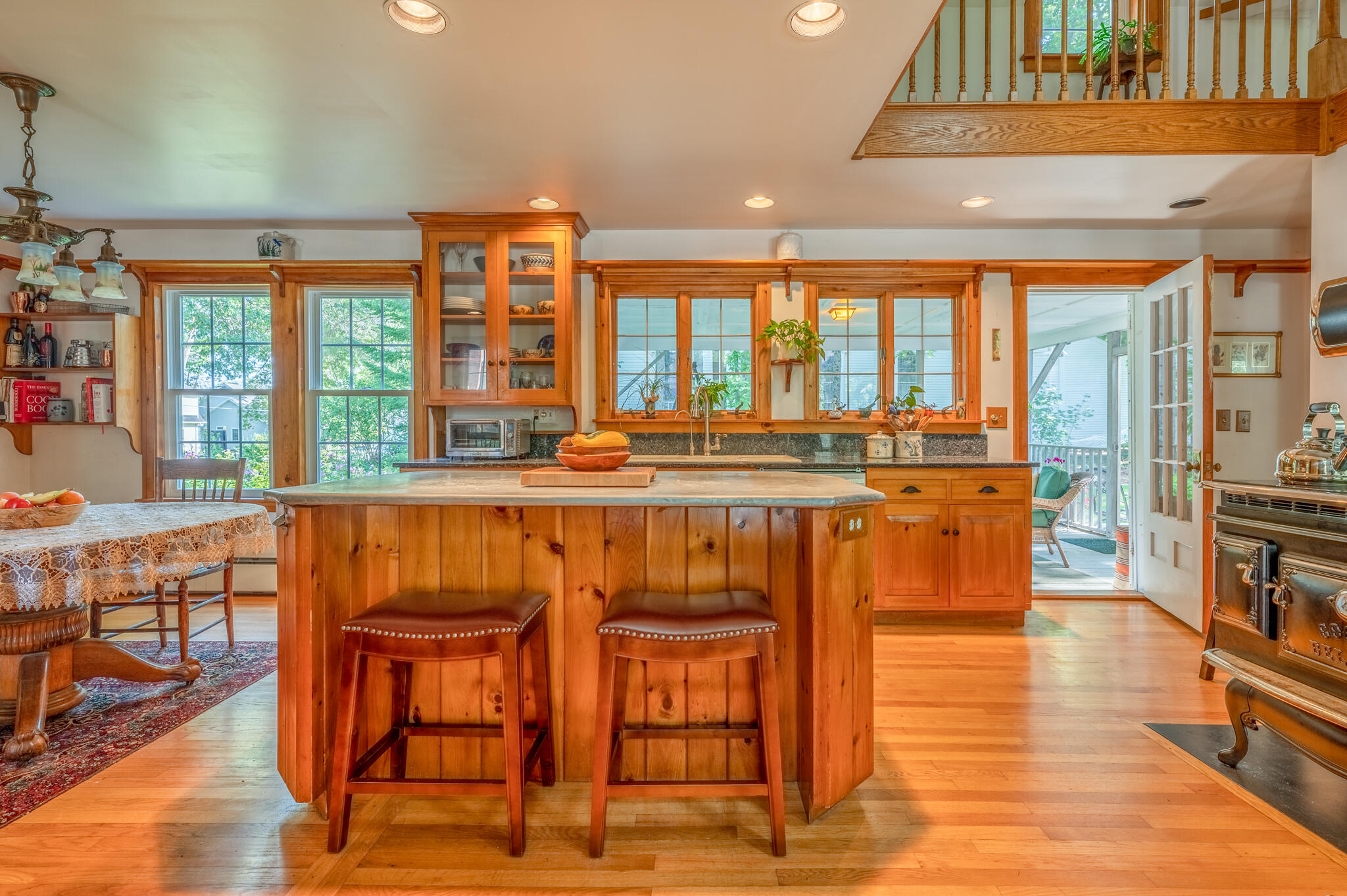 75 Court Street Belfast, ME 04915 - Photo 4 of 8 Kitchen facing back yard
